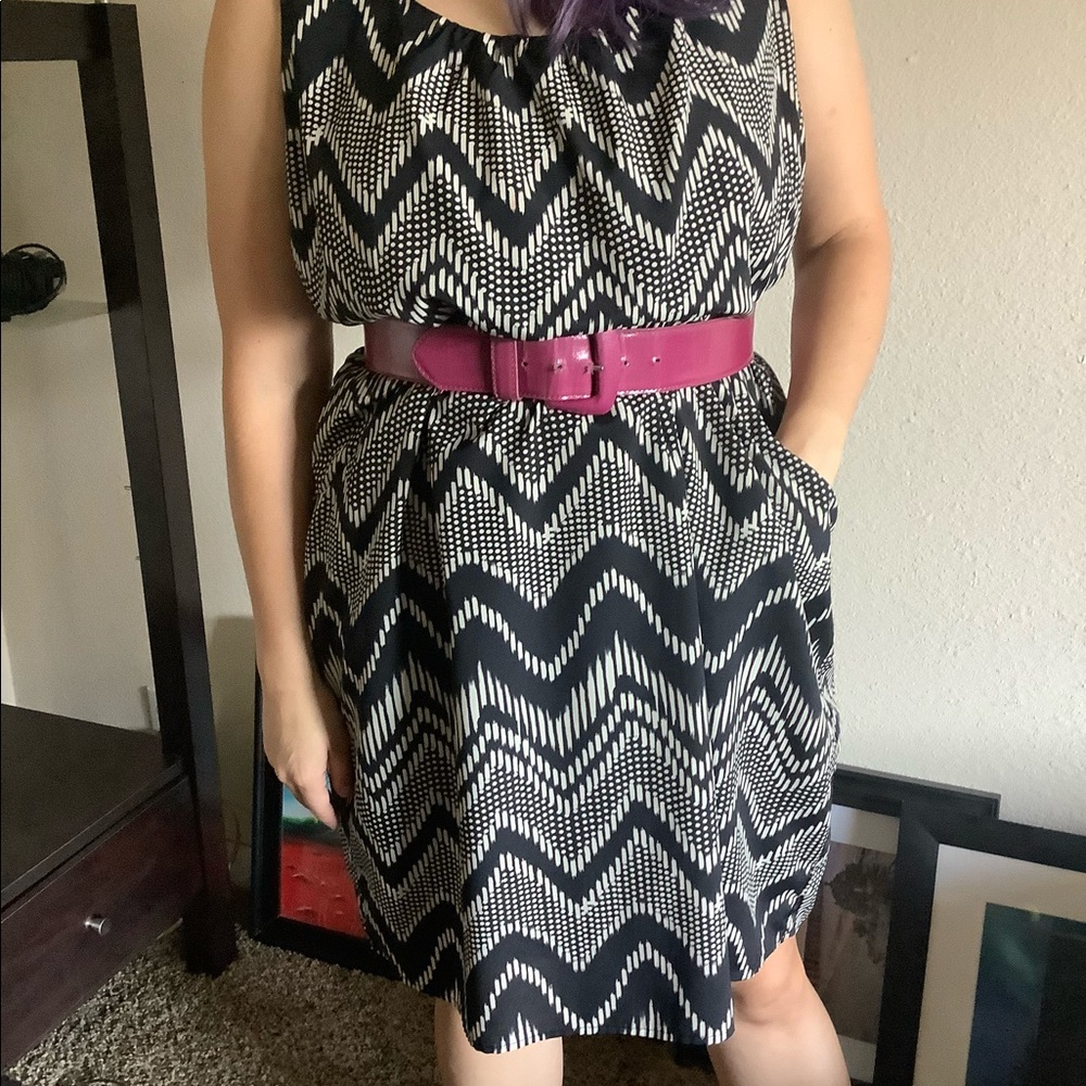 80’s Print Dress